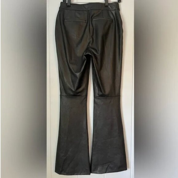 NWT Spanx Leather Like Flare Pant Black size 2x TALL - Picture 3 of 7